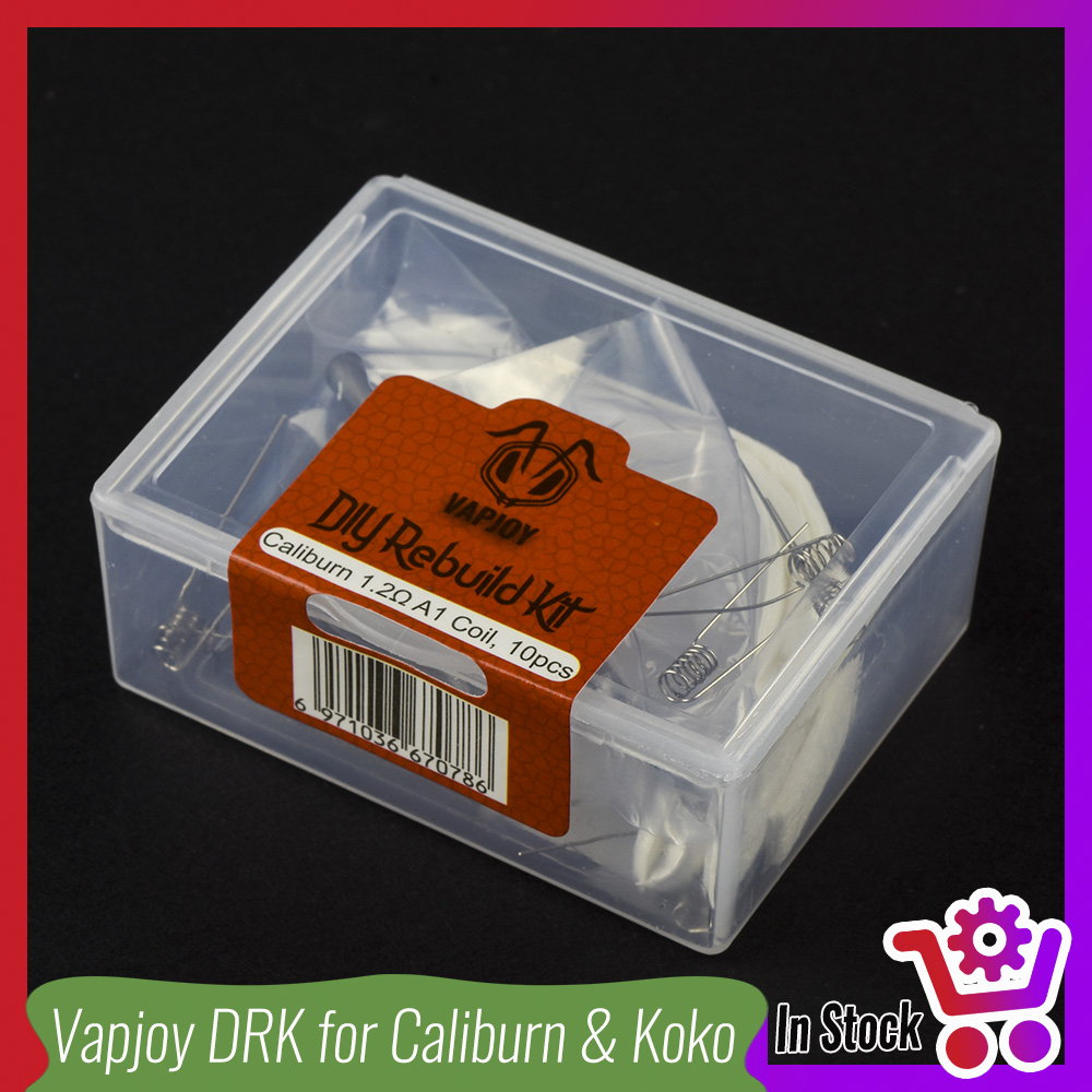 Vaping Area - オリジナルのvapjoydiyリビルドキット,caliburnkokoの交換用コイルヘッドポッドカートリッジ修理ツールvapeアクセサリー