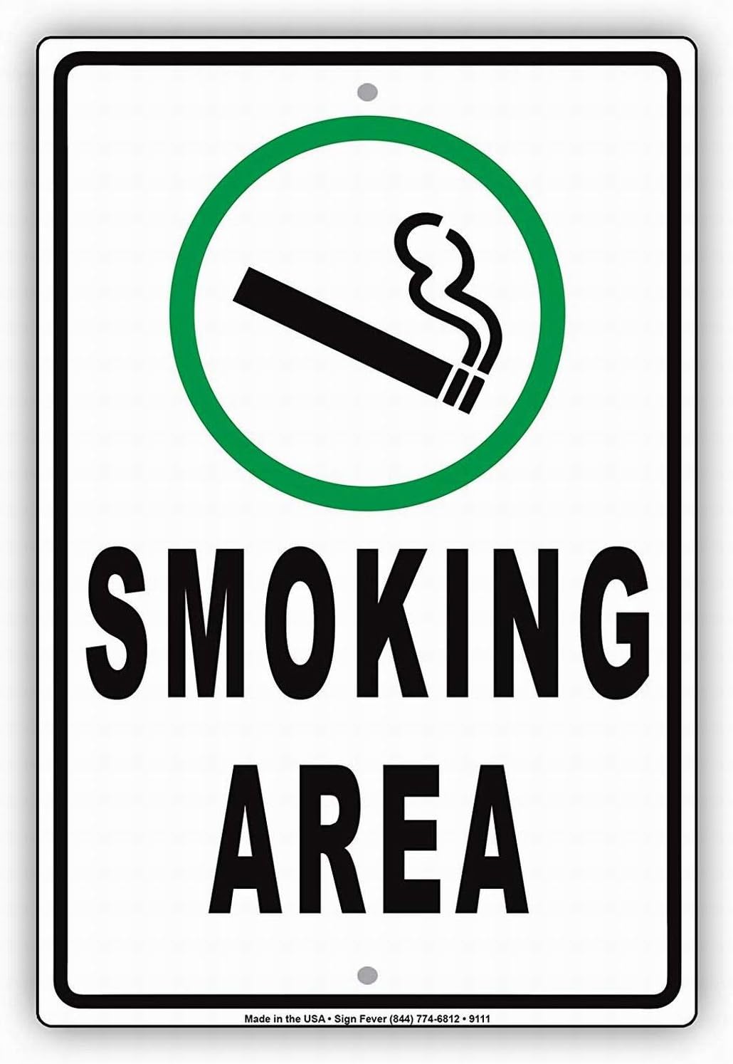 Vaping Store - 安全標識 12x16cm 禁煙・禁喫煙（電子タバコ）許可エリア 指定箇所 業務用店舗専用 ウォールアート