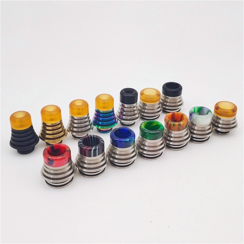 1PC 510 810 ドリップチップステンレス鋼樹脂 PE - Drip Tip Resin のレビューと価格