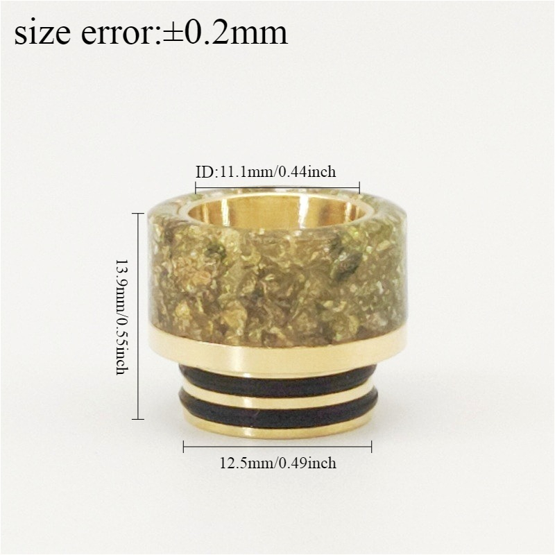 1PC ラージボア 810 ドリップチップ ステンレス鋼樹脂 - Drip Tip Resin のレビューと価格