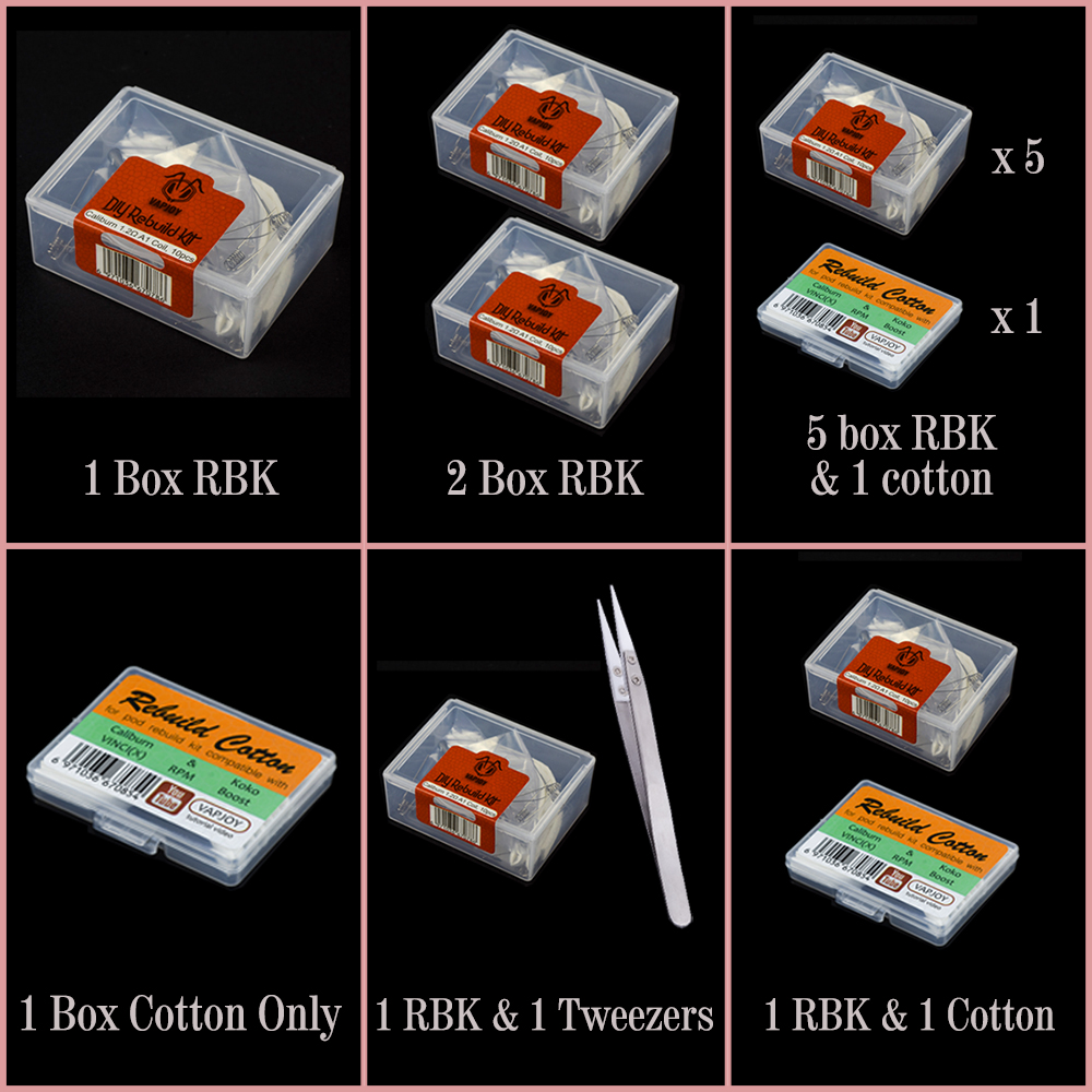 オリジナルのvapjoydiyリビルドキット,calibur - Vaping Area のレビューと価格