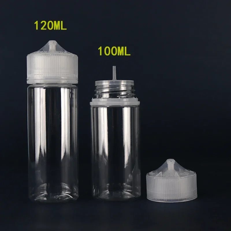 5 個 30ml-120ml PET クリアドロッパーボトル - Vaping Area のレビューと価格