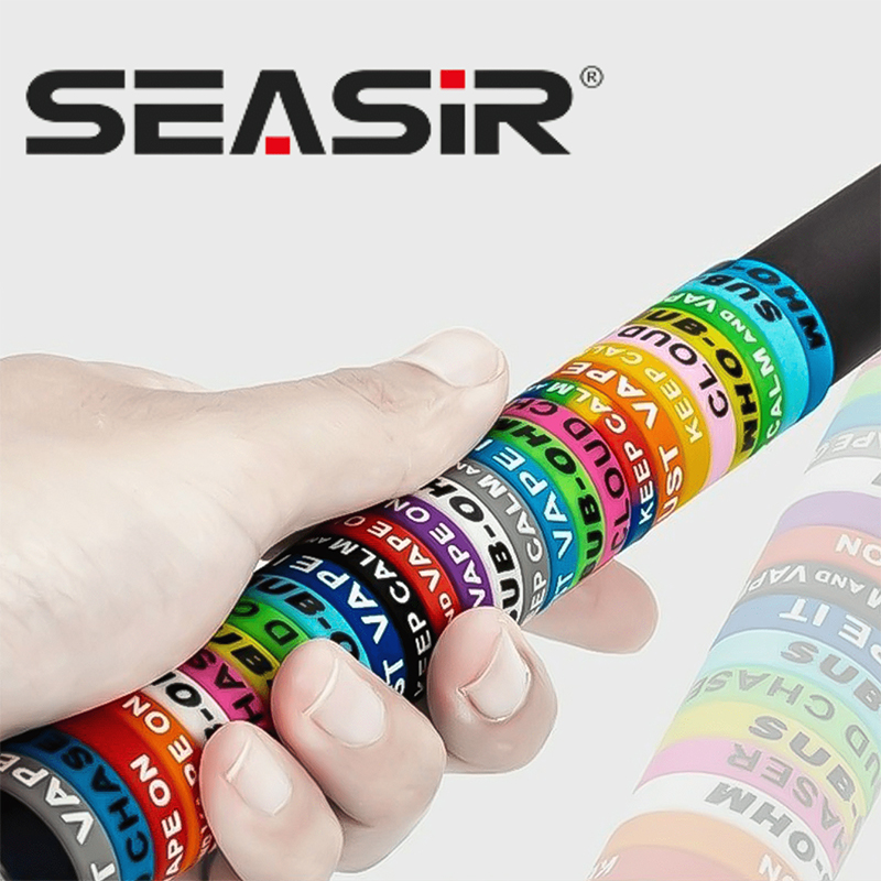 SEASIR 10 個釣り竿クリップシリコン滑り止めリングカ - Vape Band Silicone のレビューと価格