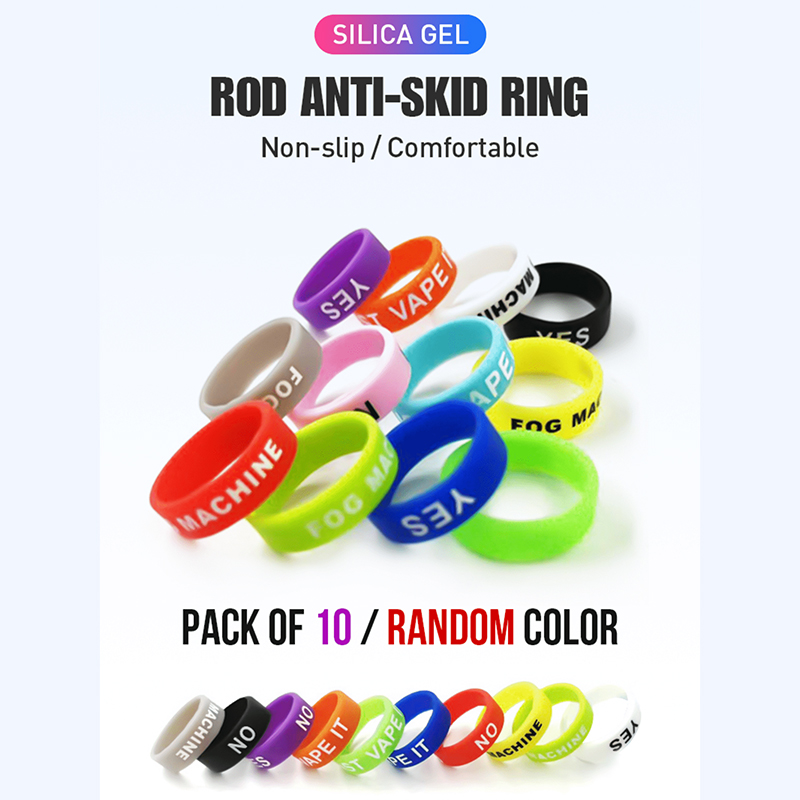 SEASIR 10 個釣り竿クリップシリコン滑り止めリングカ - Vape Band Silicone のレビューと価格